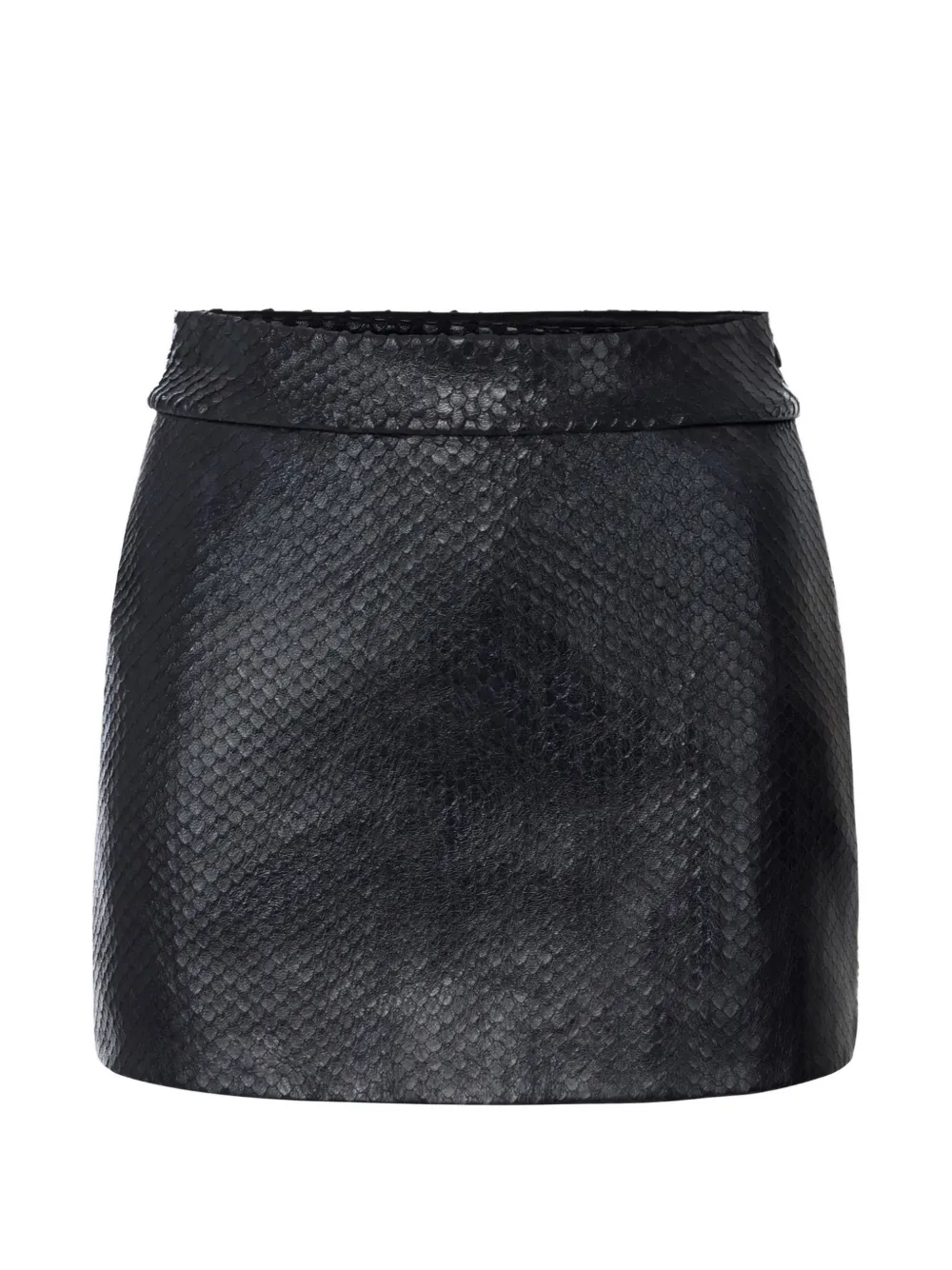 Elisabetta Franchi Mini-rok met vissenpatroon Zwart