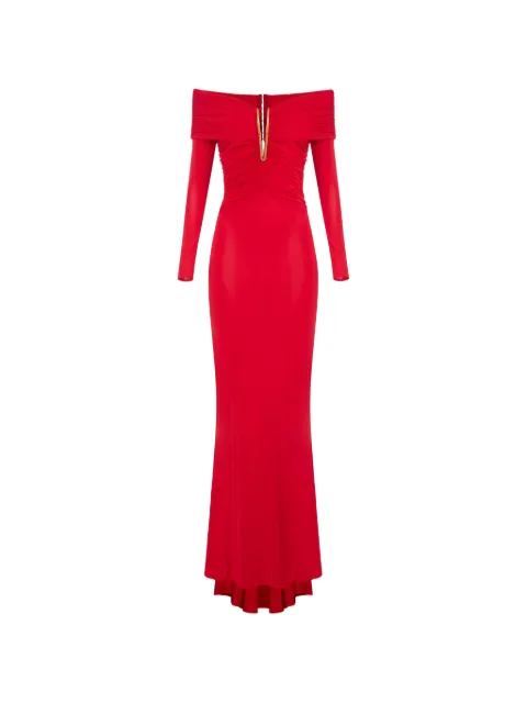 Elisabetta Franchi Red Carpet dress in lightweight crêpe jersey