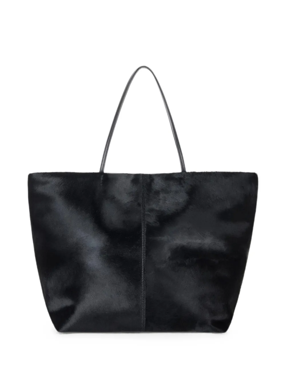 Elisabetta Franchi Leren shopper Zwart
