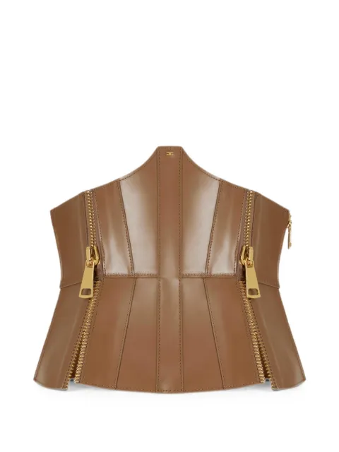 Elisabetta Franchi ремень-бюстье с молнией