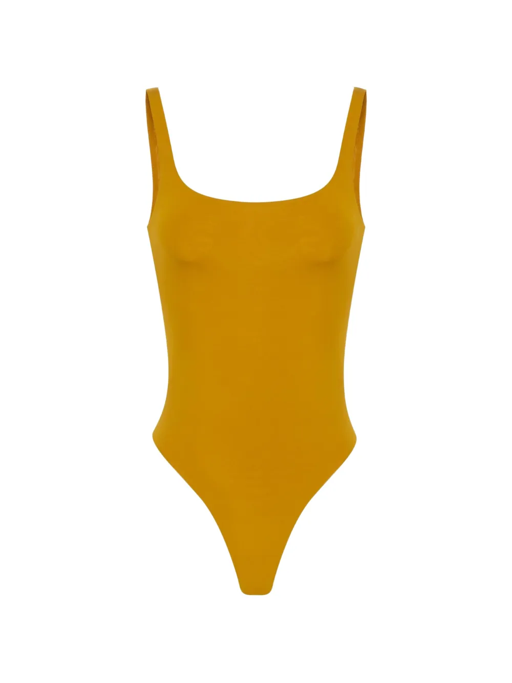 Elisabetta Franchi Body in crêpe - Giallo