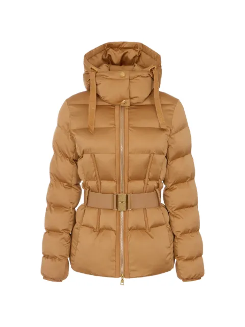Elisabetta Franchi down jacket in voile fabric