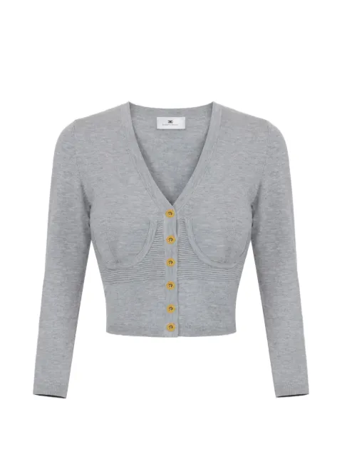 Elisabetta Franchi Gebreid vest in bustier-stijl