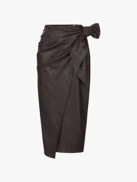 Elisabetta Franchi skirt with sash belt