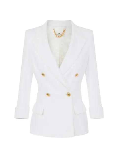 Elisabetta Franchi jacket in double layer stretch crêpe fabric