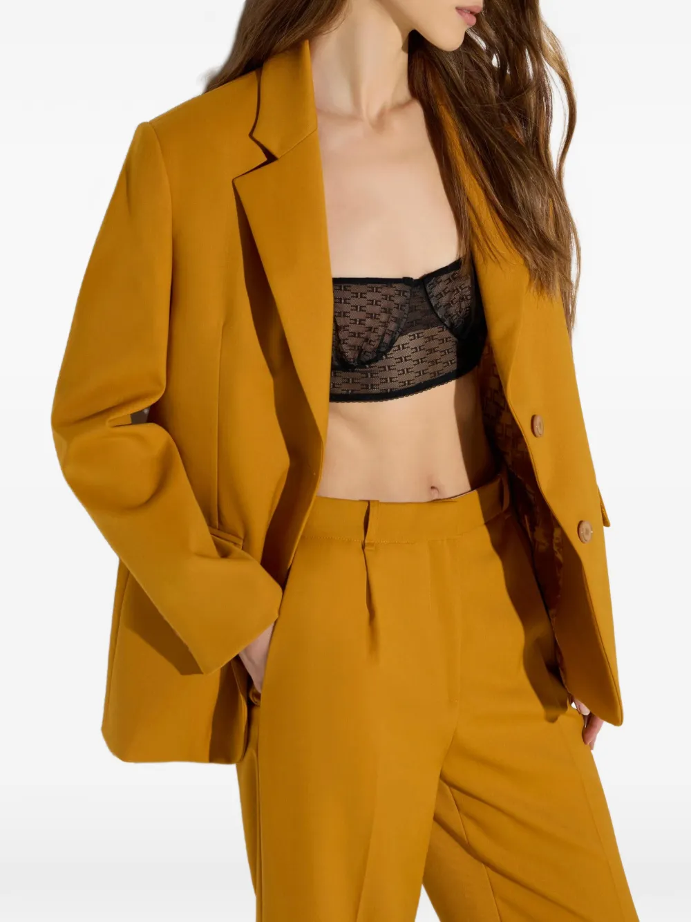 Elisabetta Franchi Gabardine jack Geel