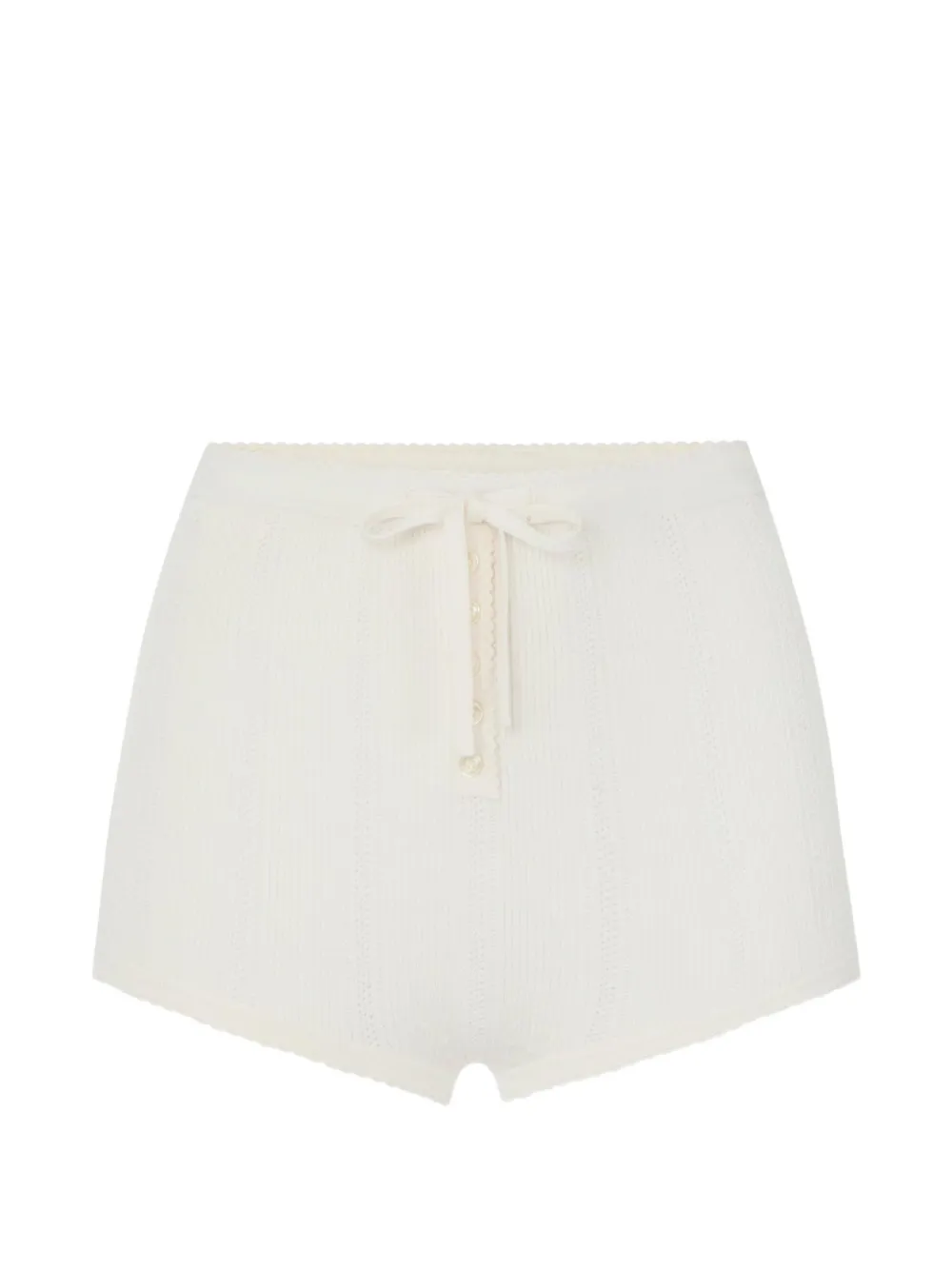 Elisabetta Franchi knit openwork briefs - Neutrals