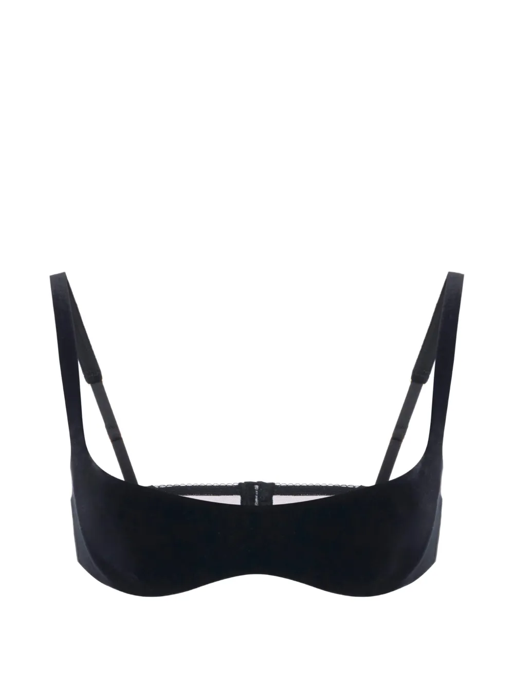 Elisabetta Franchi Reggiseno in velluto - Nero