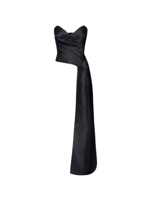 Elisabetta Franchi Gazar top with tail-like panel
