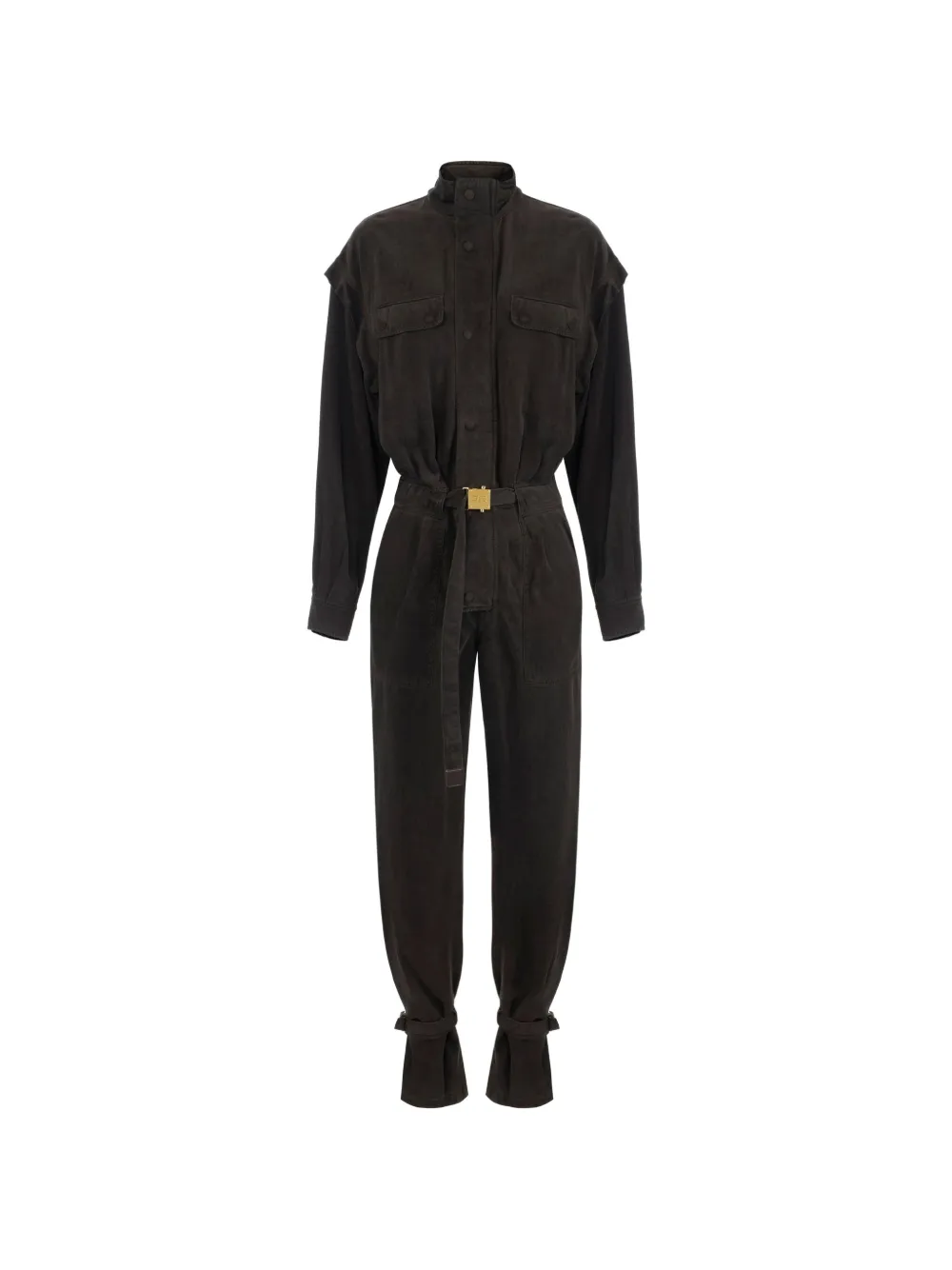 Elisabetta Franchi Jeans-Jumpsuit - Braun