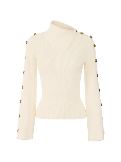 Elisabetta Franchi knit pullover with jewel buttons