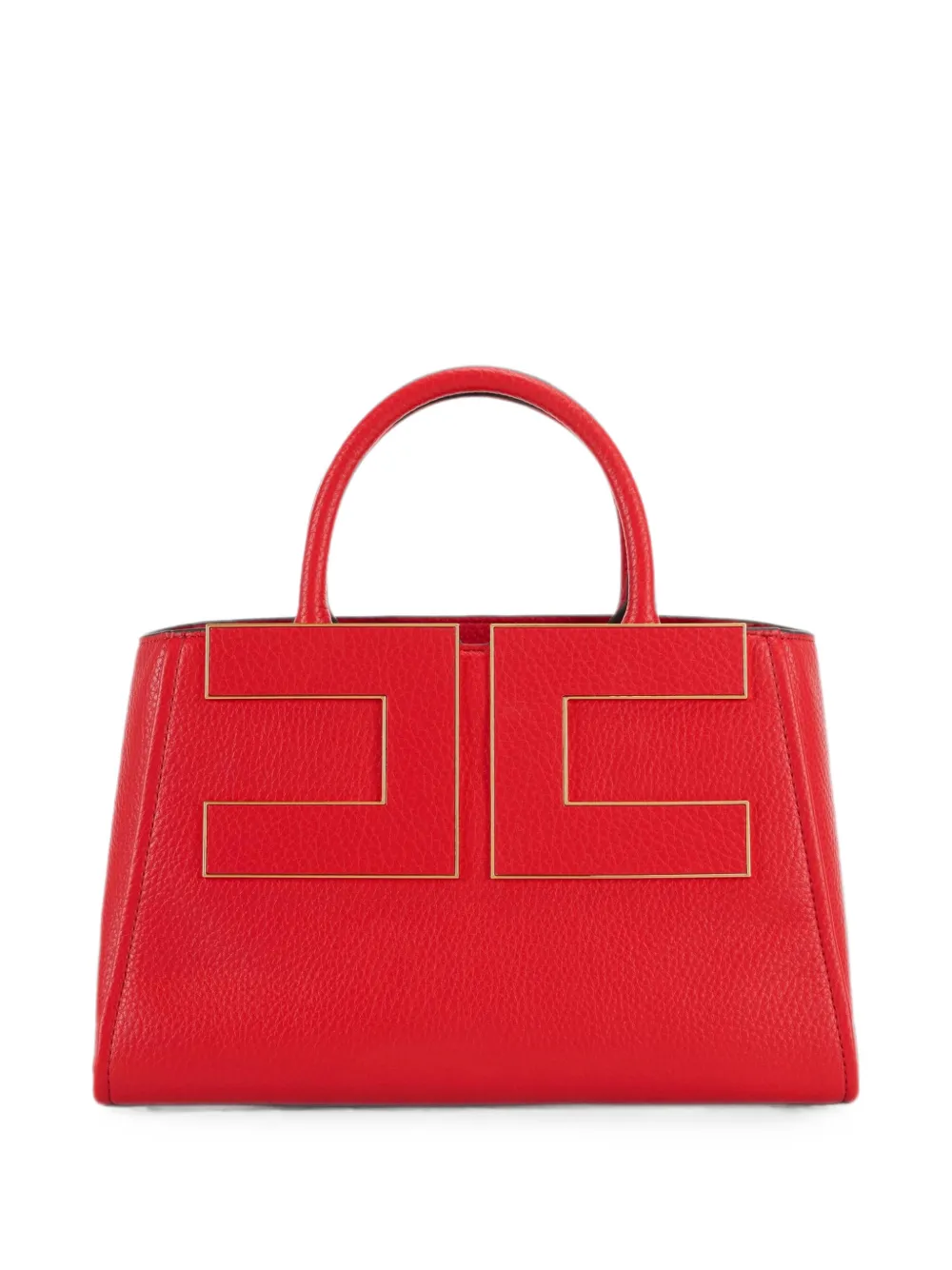Elisabetta Franchi tote bag with logo - Rosso