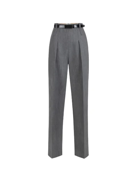 Elisabetta Franchi belted pleated trousers
