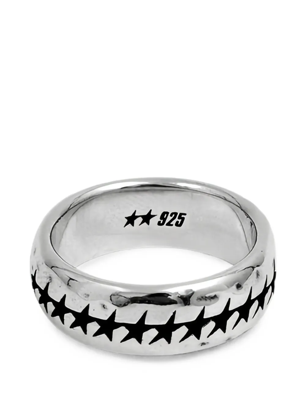 Twojeys Icon 01 Star-engraved Ring In 실버 톤