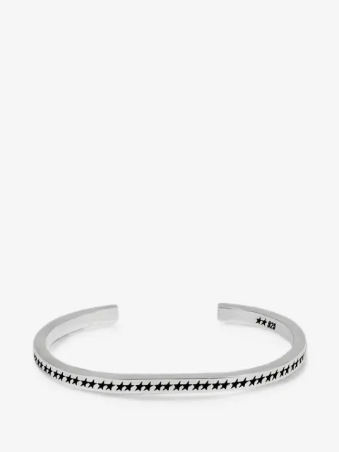 TWOJEYS star-engraved cuff bracelet