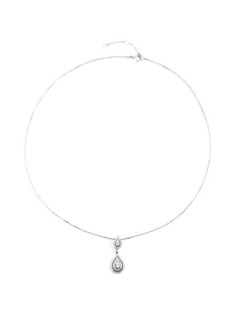Almas Alaniqa Jewellery pear-pendant diamond chain necklace