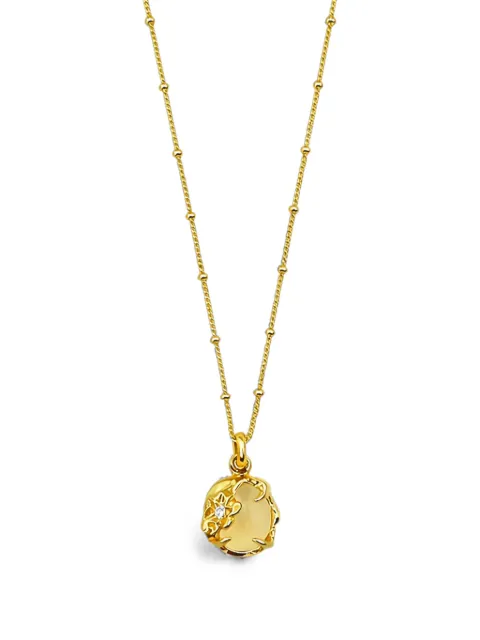 Velora Vie Moonseed agate necklace