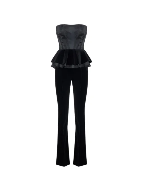 Elisabetta Franchi jumpsuit Gazar de terciopelo