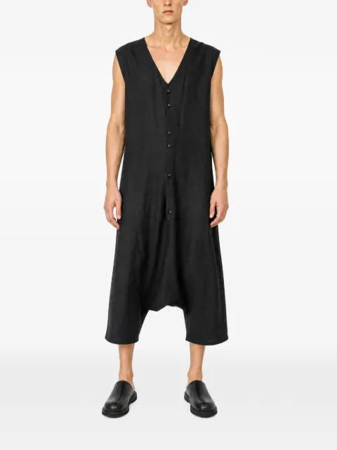 Alchemy drop-crotch sleeveless jumpsuit