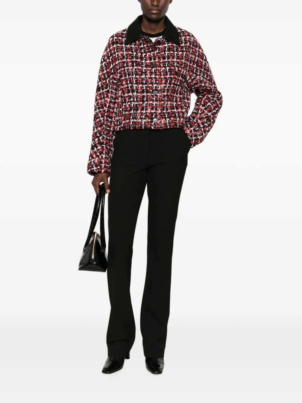 IRO Mid waist pantalon Zwart
