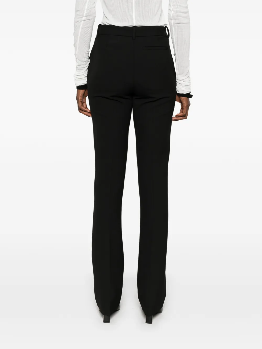 IRO Mid waist pantalon Zwart