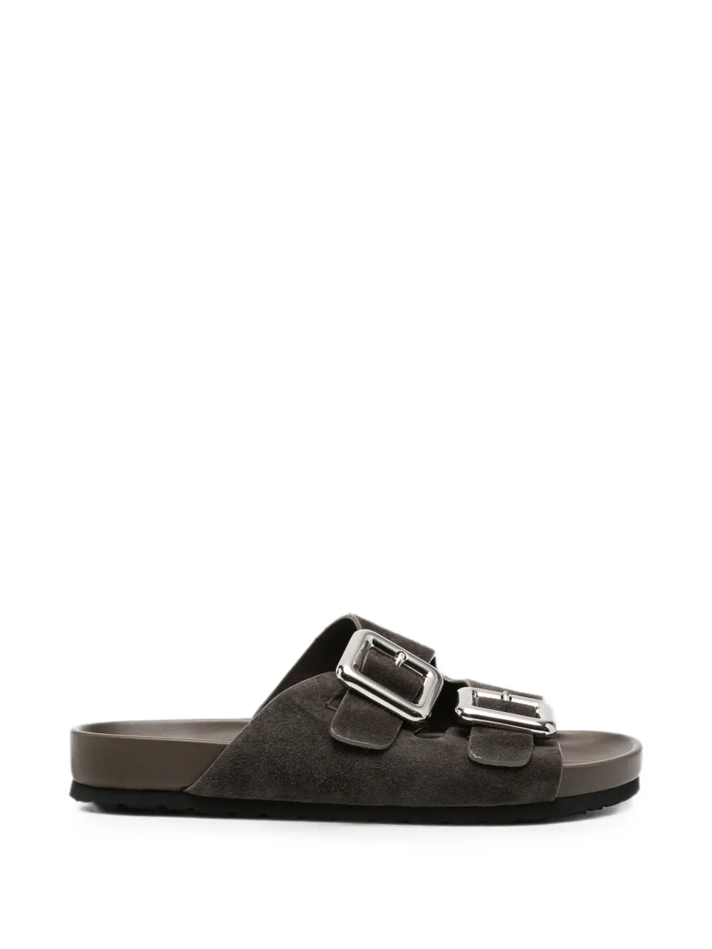 SERGIO MORETTI FIRENZE buckle-fastening sandals - Marrone