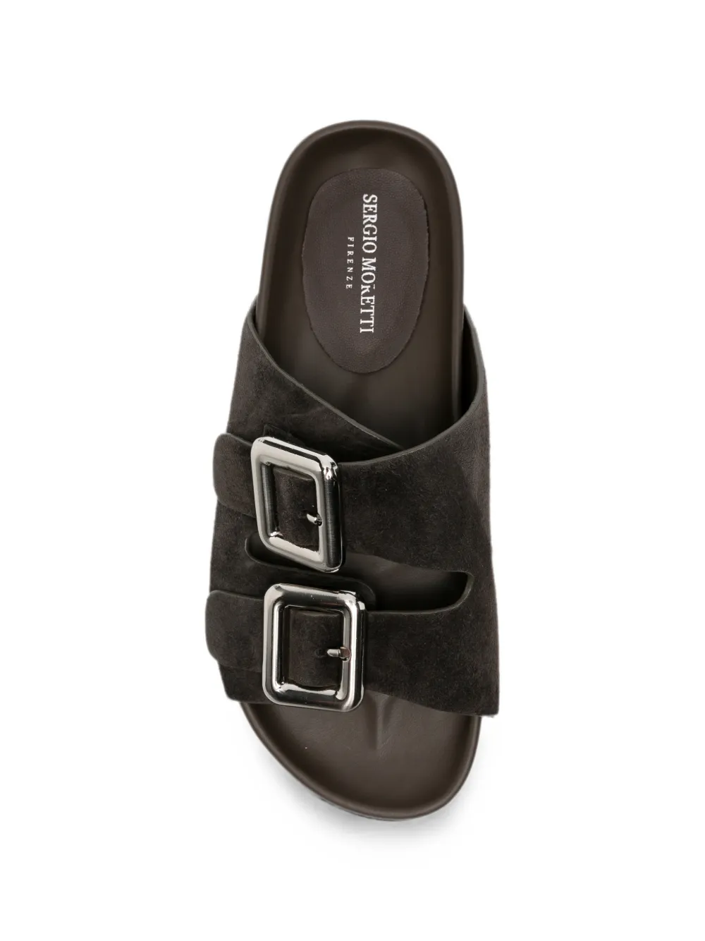 SERGIO MORETTI FIRENZE buckle-fastening sandals Bruin