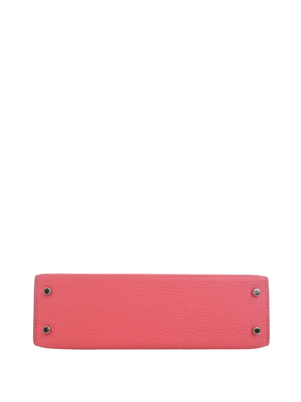 Hermès Pre-owned 2019 Mini Chevre Mysore Kelly II Sellier 20 Satchel in Pink, view 4