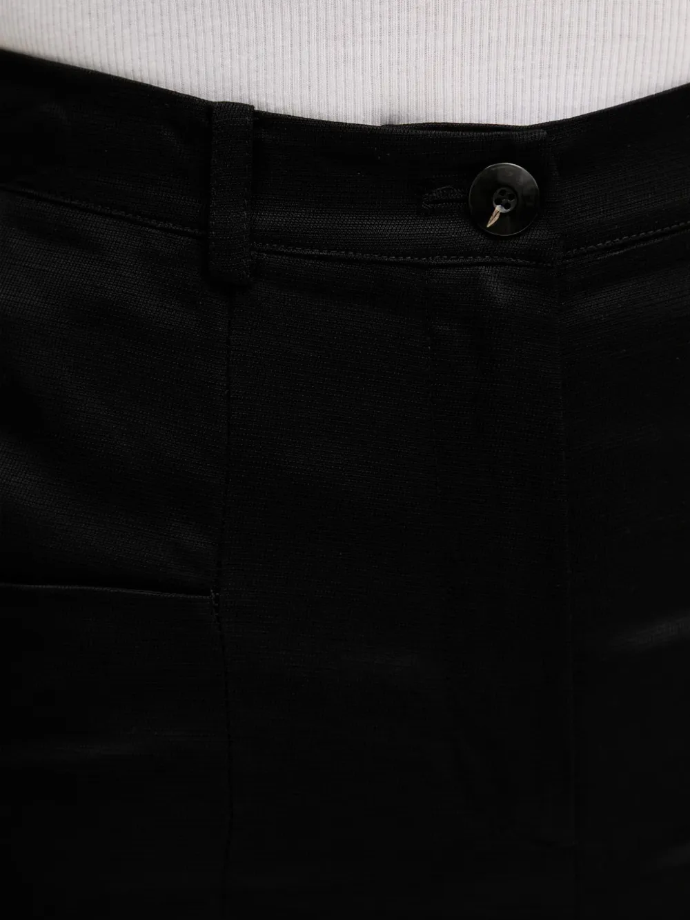Sisley Geplooide broek Zwart