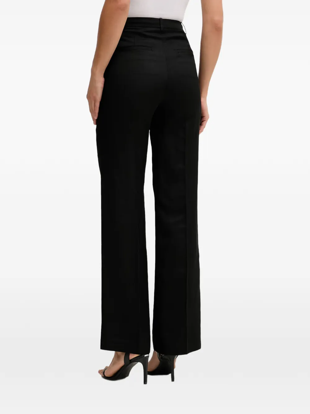 Sisley Geplooide broek Zwart
