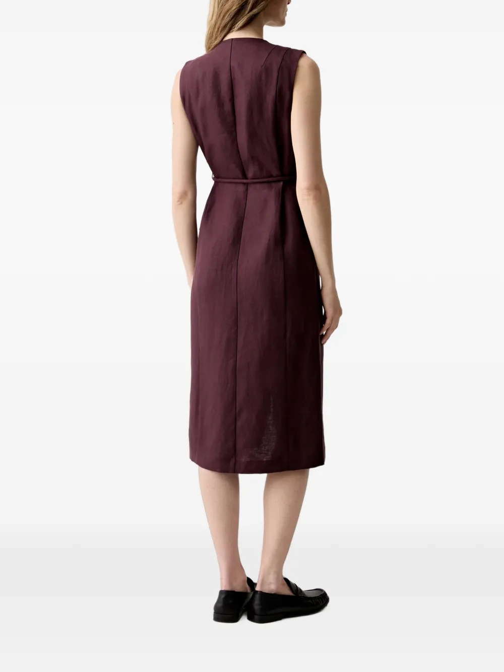 Sisley Mouwloze mini-jurk Paars