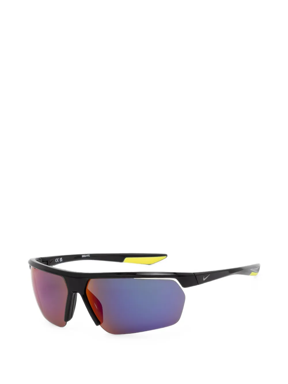 Nike Gale Force geometric-frame sunglasses Zwart