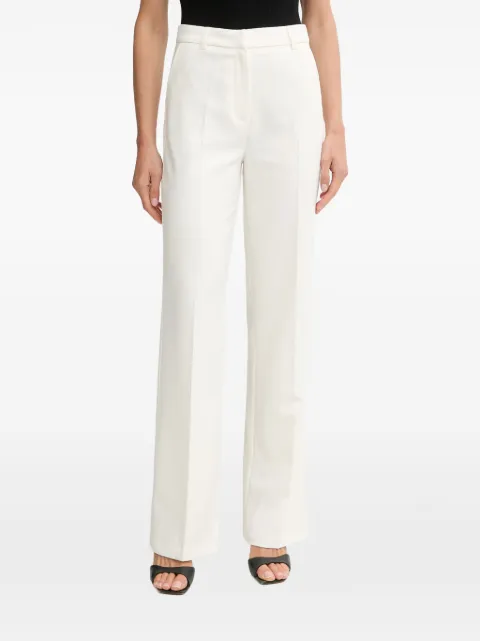 Morgan pressed-crease trousers