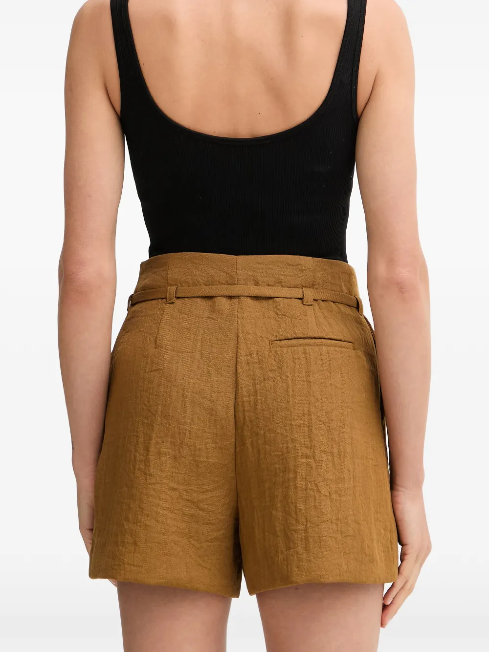 Morgan Shorts met ceintuur Bruin