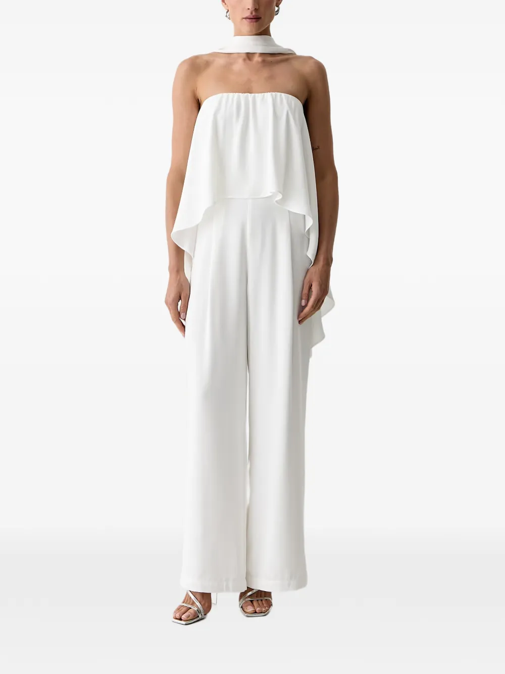Morgan tiered jumpsuit - Bianco