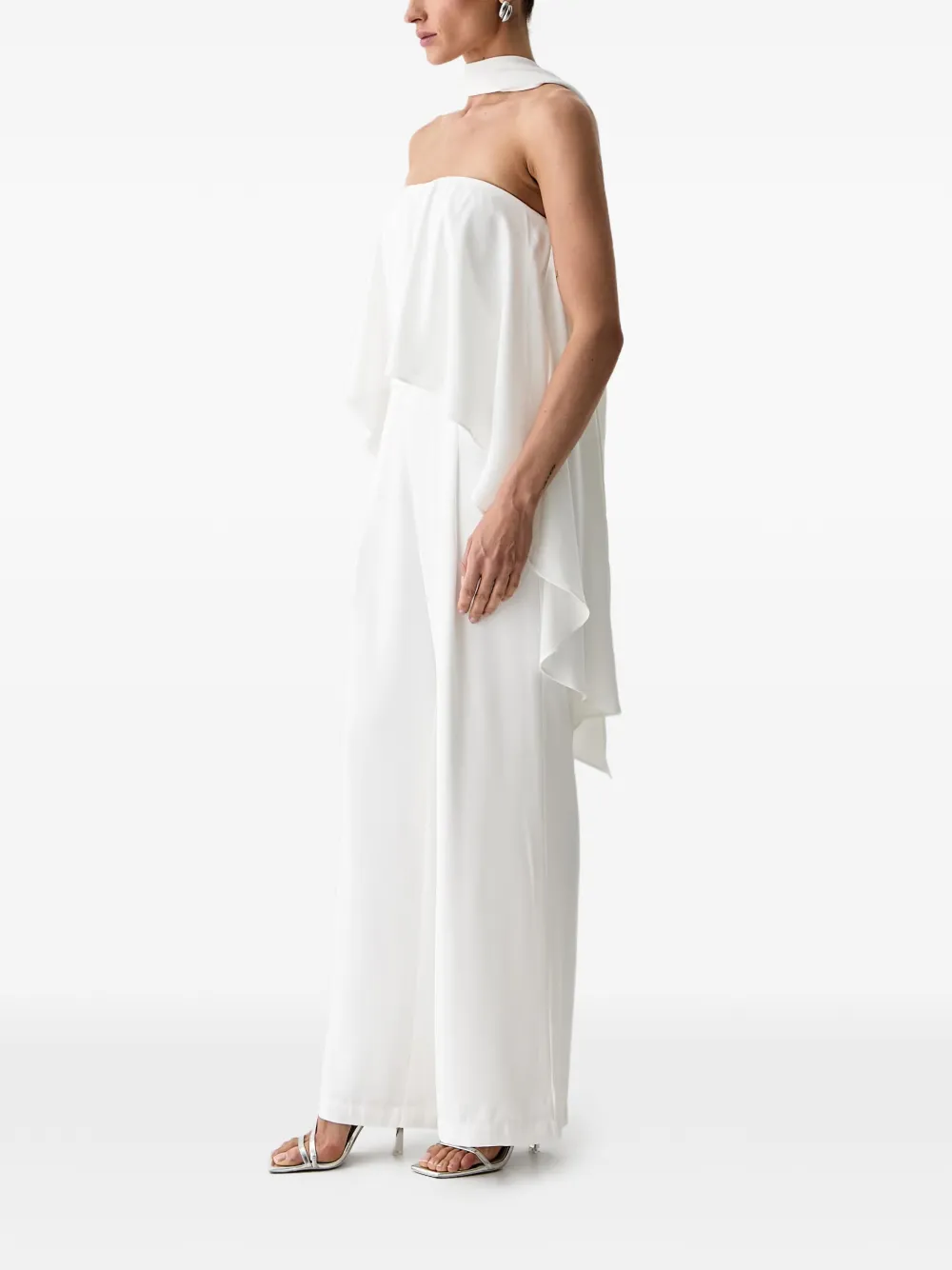 Morgan Gelaagde jumpsuit Wit