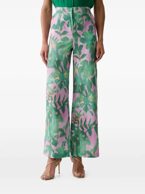 Morgan pantalones con estampado floral