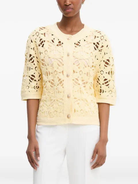 Morgan crochet-knit cardigan