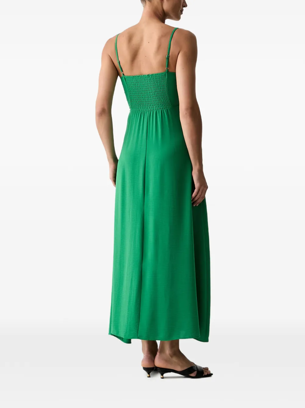 Morgan Maxi-jurk met gedraaid detail Groen