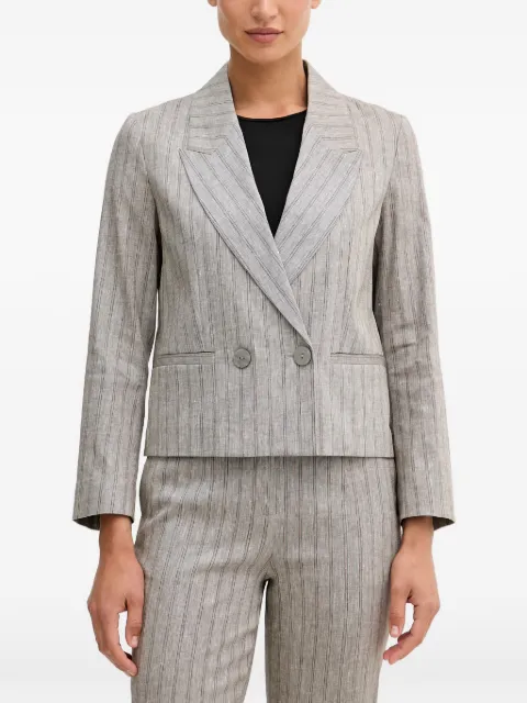 Sisley pinstripe-pattern double-breasted blazer