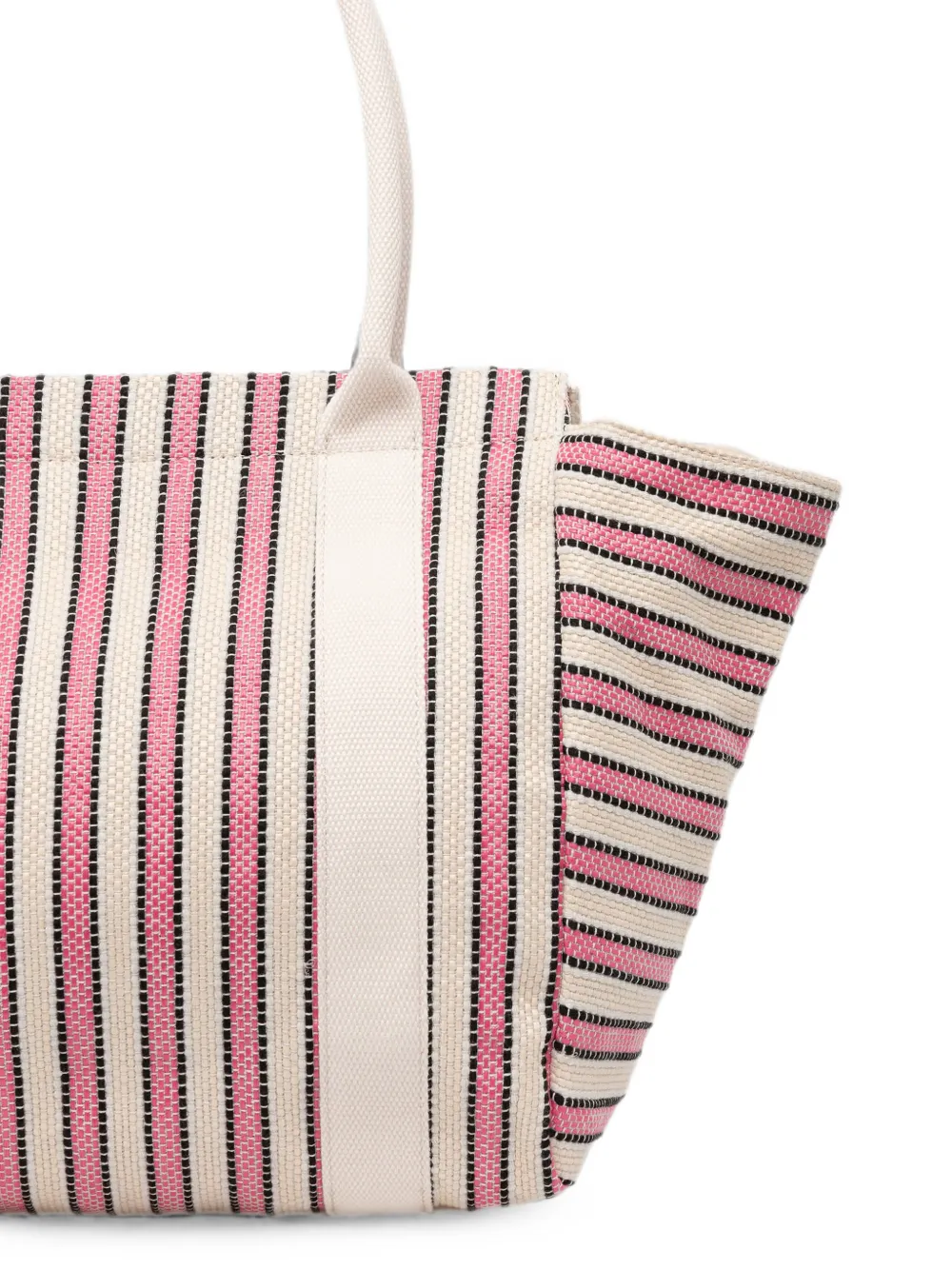 Morgan Shopper met logoplakkaat Wit