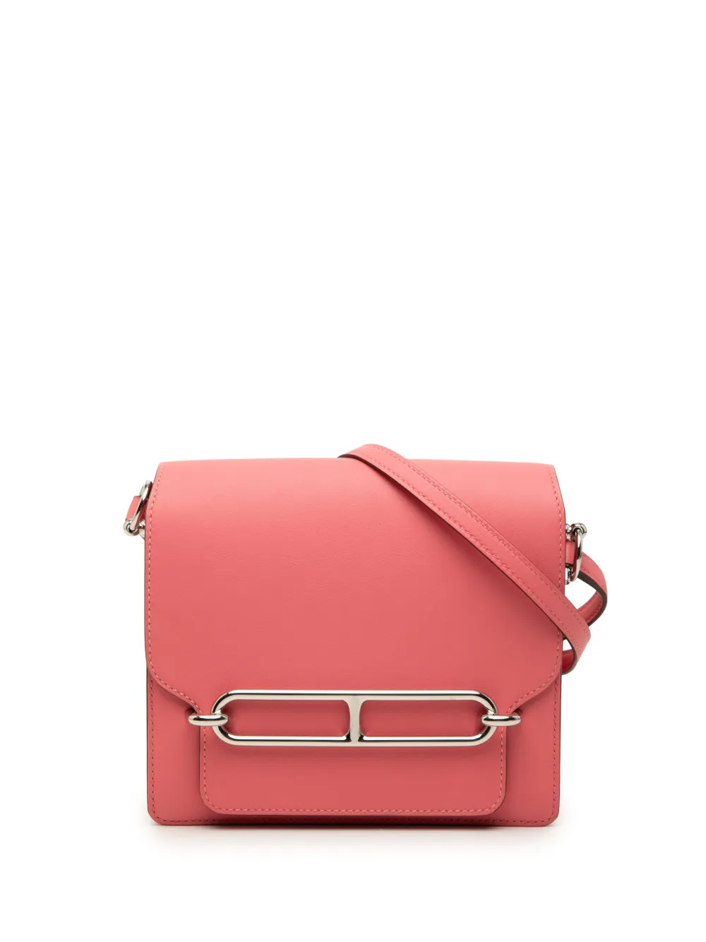 Hermès Pre-Owned 2025 Mini Evercolor Sac Roulis 18 crossbody bag - Rosa