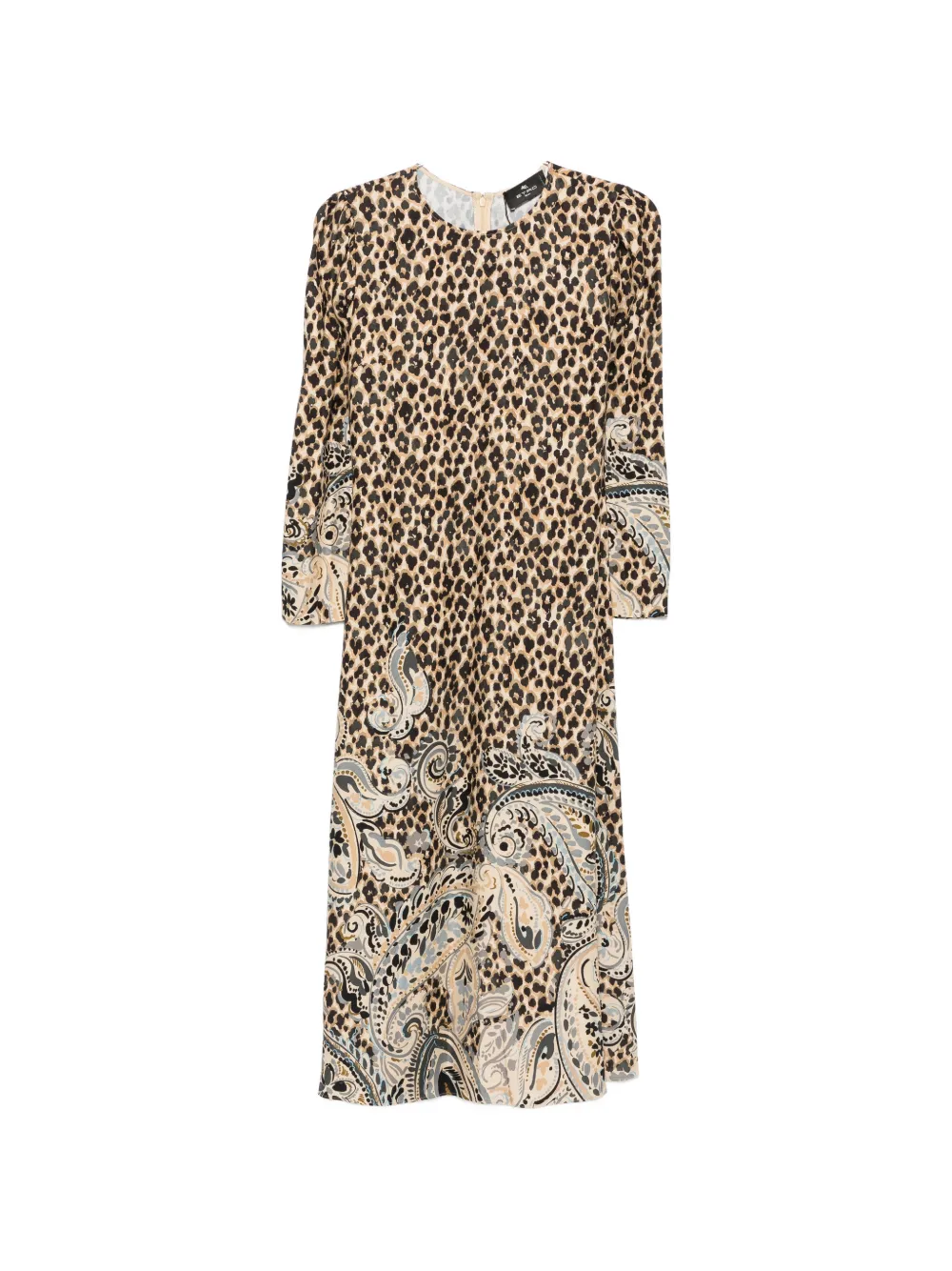 ETRO leopard-print midi dress - Braun