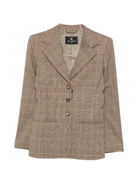ETRO check-pattern blazer