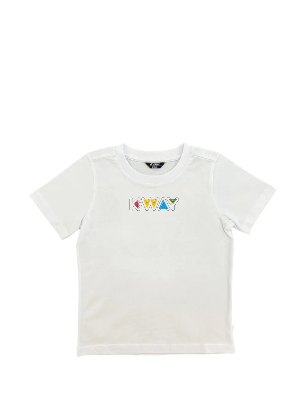 K-Way logo-print short-sleeve T-shirt - Bianco