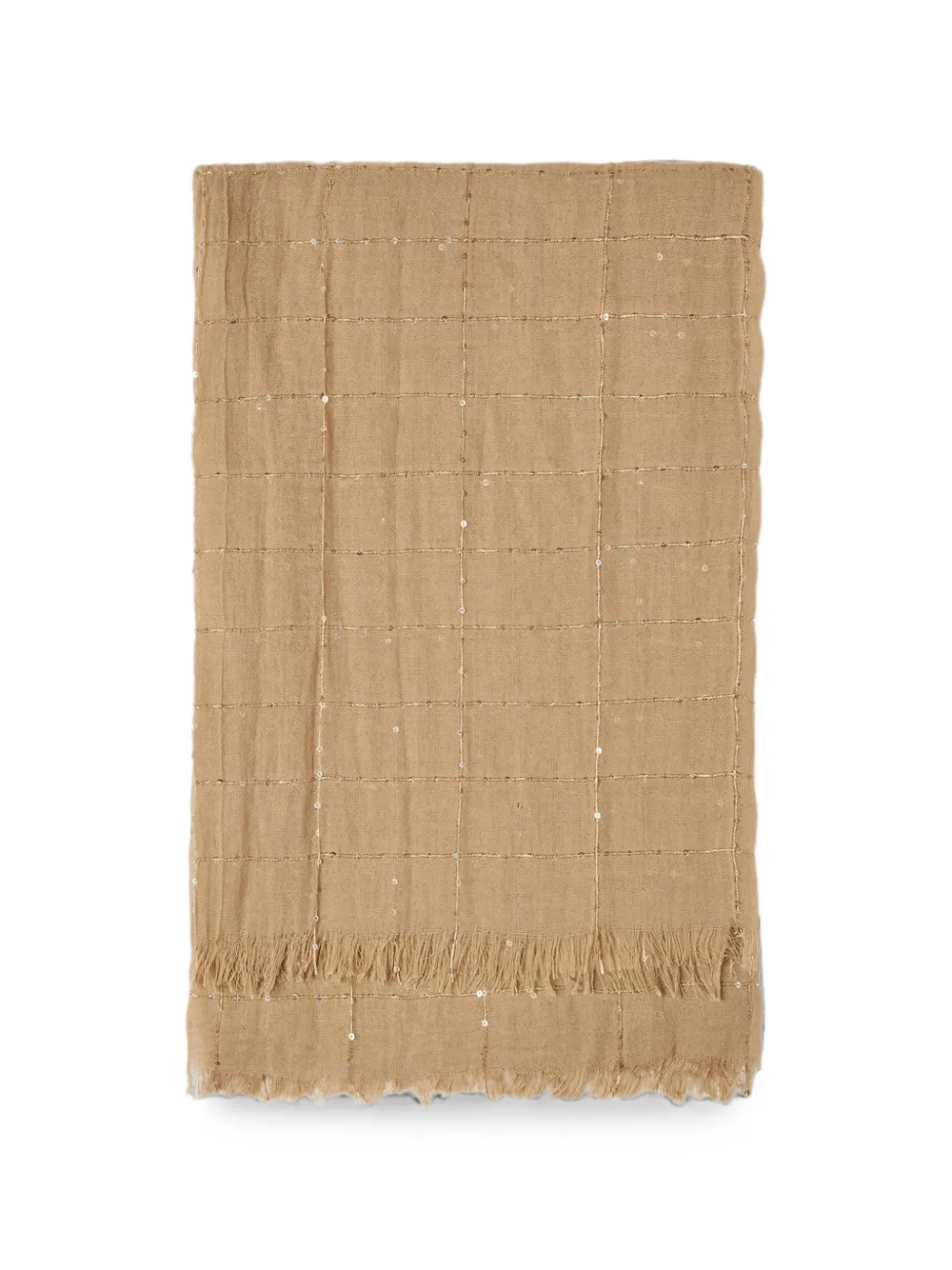Pennyblack sequin-embellished frayed scarf - Toni neutri