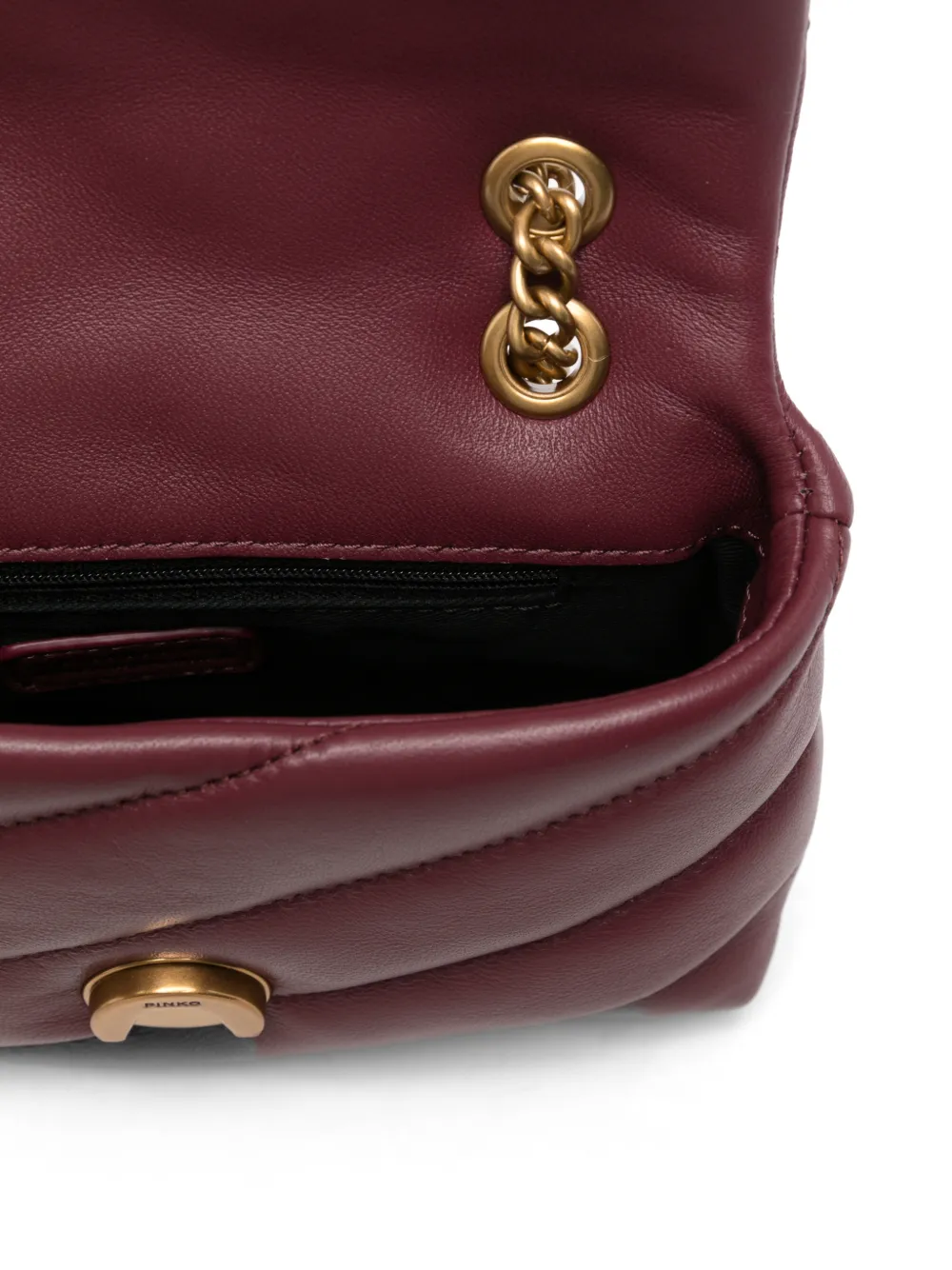 PINKO Kleine Love Puff Baby schoudertas Rood