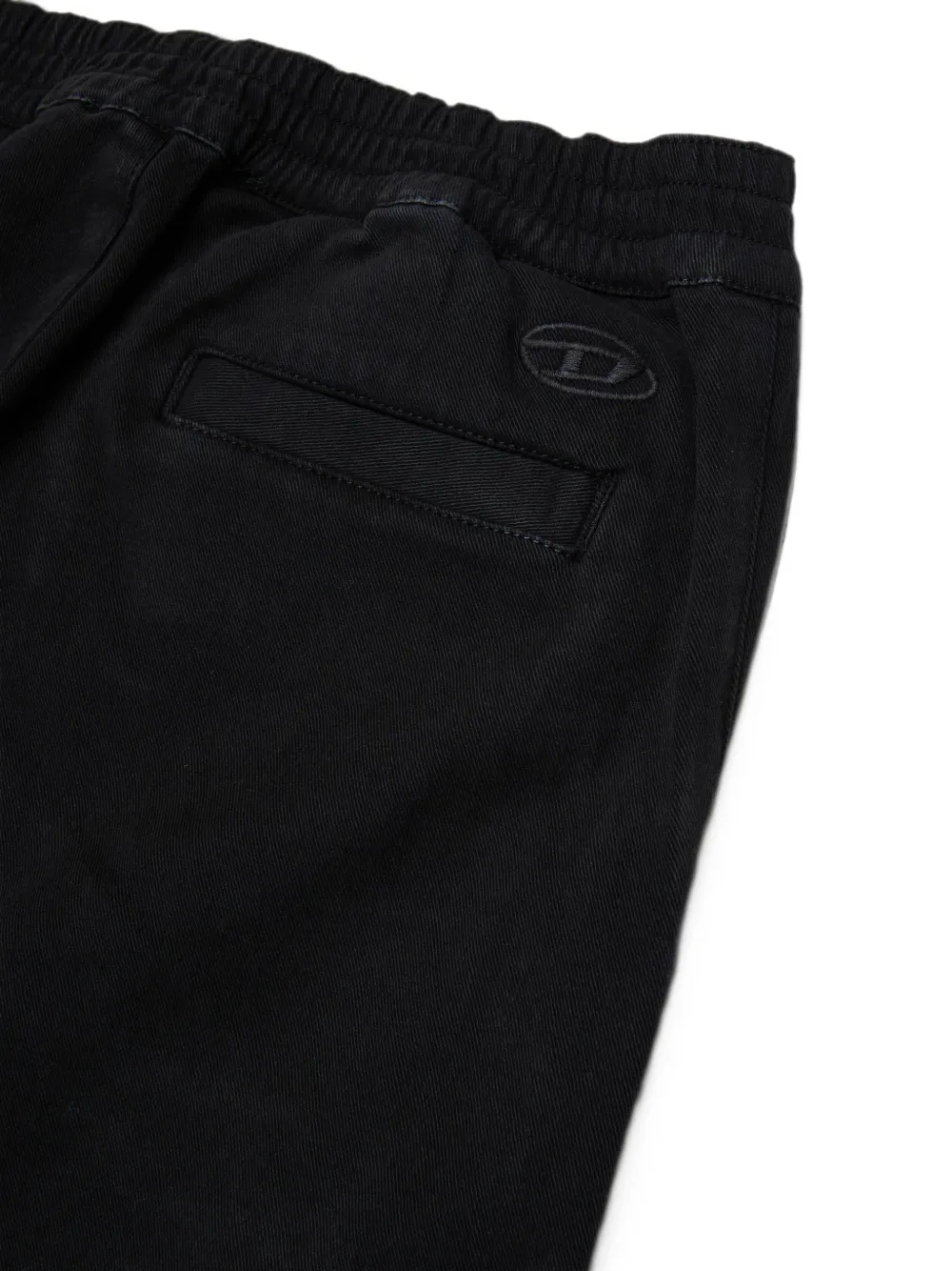 Diesel Kids Cargo shorts met meerdere zakken Zwart