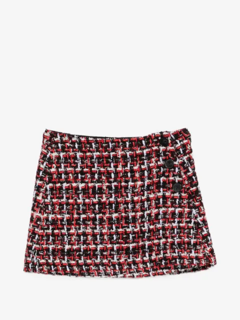 IRO minifalda de bouclé con botones delanteros