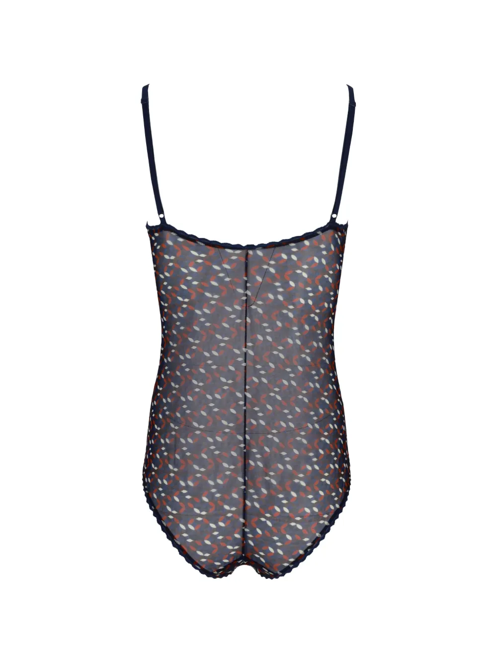 Laura Urbinati Tulen body met print Blauw